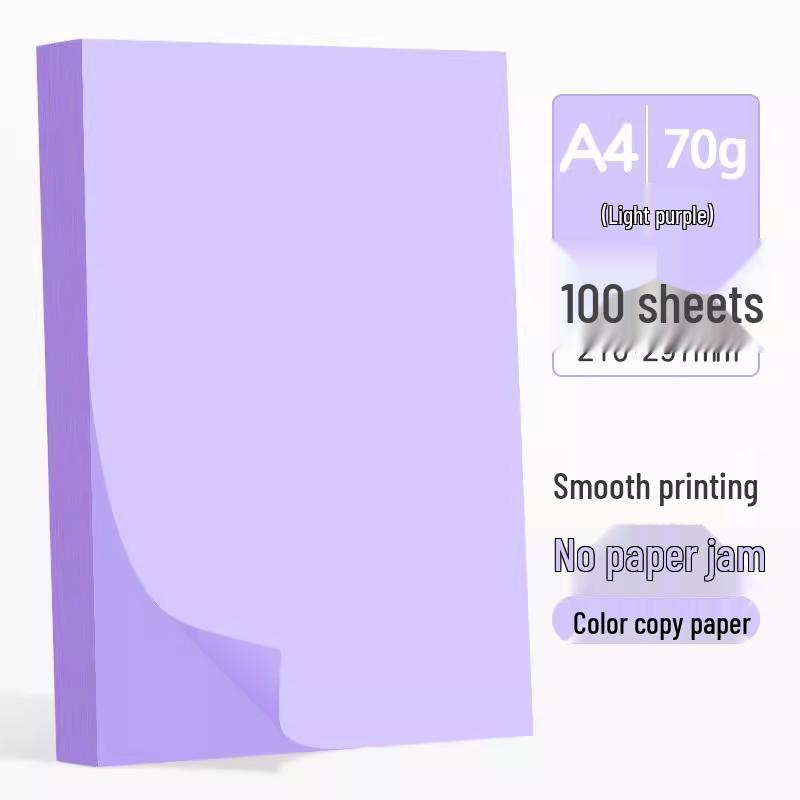 10-Color A4 Origami & Printing Paper, 70g, for Craft & Office Use