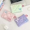 2pcs/set Plaid Mini Tampon Storage Bag Single Layer Sanitary Napkin Pouch  Shopping