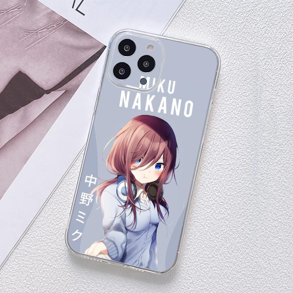 Nakano Ichika Miku Itsuki Nino Yotsuba Cover for Motorola Moto G13 G14 G53 G54 G62 G72 G82 G84 E13 E20 G42 G32 G23 G22 Case