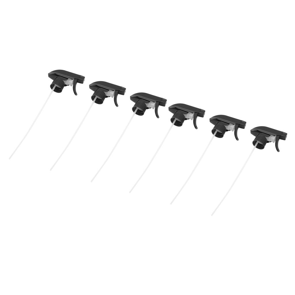 6 шт. сменная насадка для распылителя, многоразовые распылители для тумана, черные 28 мм