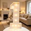 2pcs/set 91.5cm Large Light-Up Number 11 Marquee Sign,Glowing Decor,Photo Booth Props for 11th Birthday, Anniversary, Graduation Holiday Party Decor