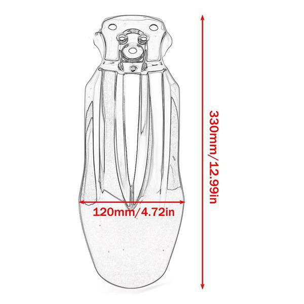 Black ABS Motorcycle Front Fender for Honda Cro