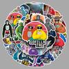50 Наклеек для игры Gorilla Tag - Креативные, Водонепроницаемые Наклейки для Телефона, Шлема, Автомобиля, DIY