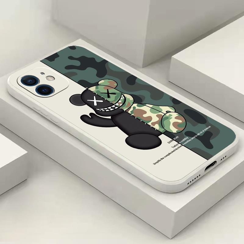 Анимационный модный мягкий милый телефон для Iphone 7 13 11 Plus 8 X XS Mini 6 6s Max Pro 14 12 XR Силиконовый прямой силиконовый мягкий чехол из ТПУ