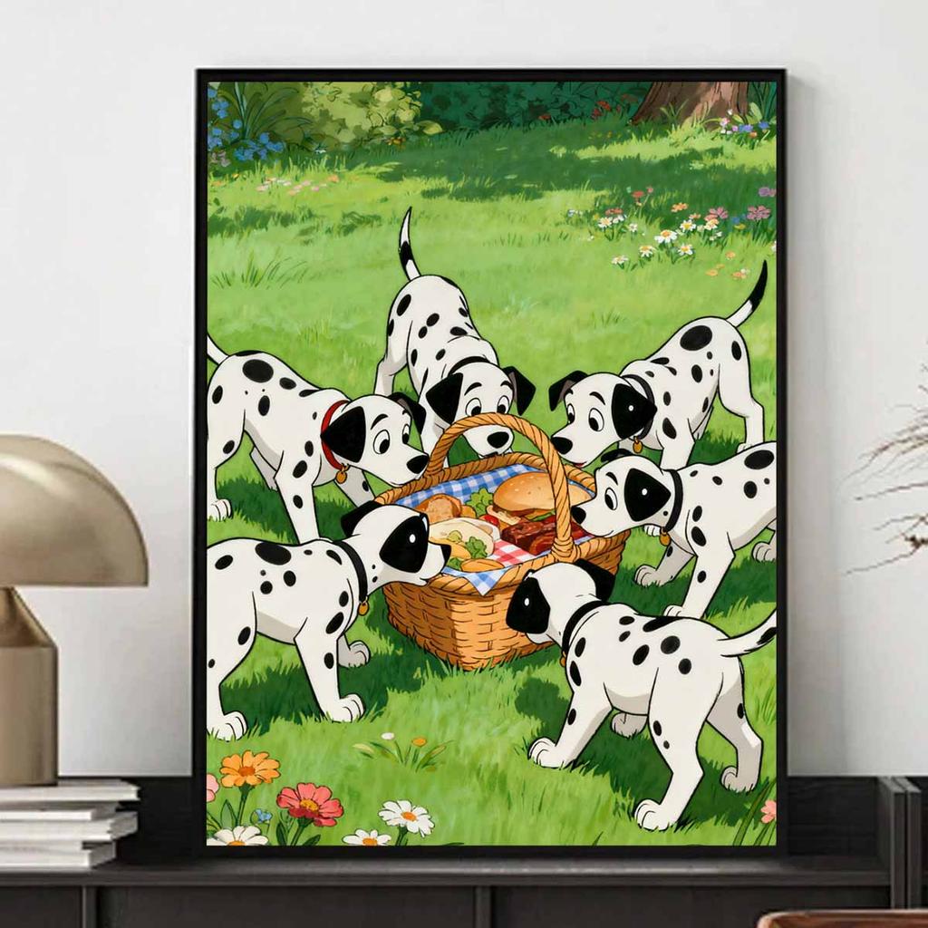 Disney 101 Dalmatians diamond art painting kit 5D handmade diy diamond painting, home wall decoration