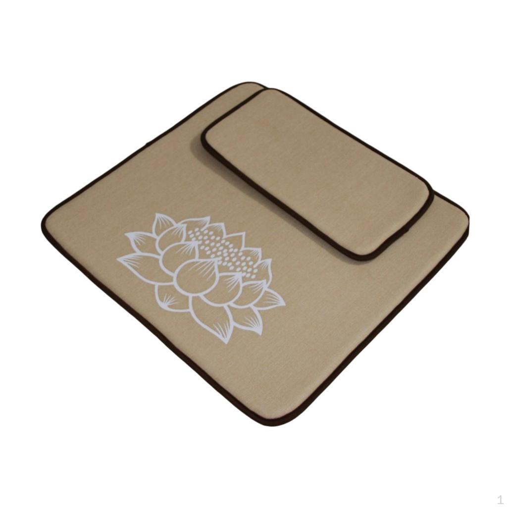 Meditation Cushion Seat Chatting Pad with Floor Pillow Set for Game Nights