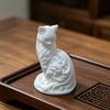 Nordic-Style Desktop Cat Ornaments Cute Sitting Cat Sculpture Cat Statue  Living Room Decor