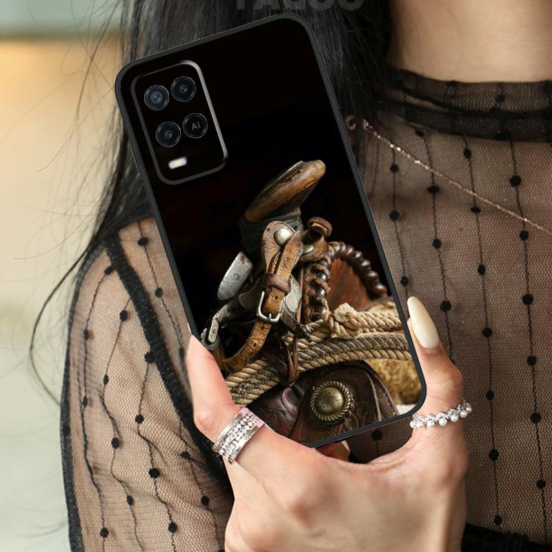 Ковбойский чехол для Oppo A16 A76 A96 A17 A18 A60 A80 A40 A38 A58 A78 A98 A94 A74 A54 A15 A57 A77 A5 Pro