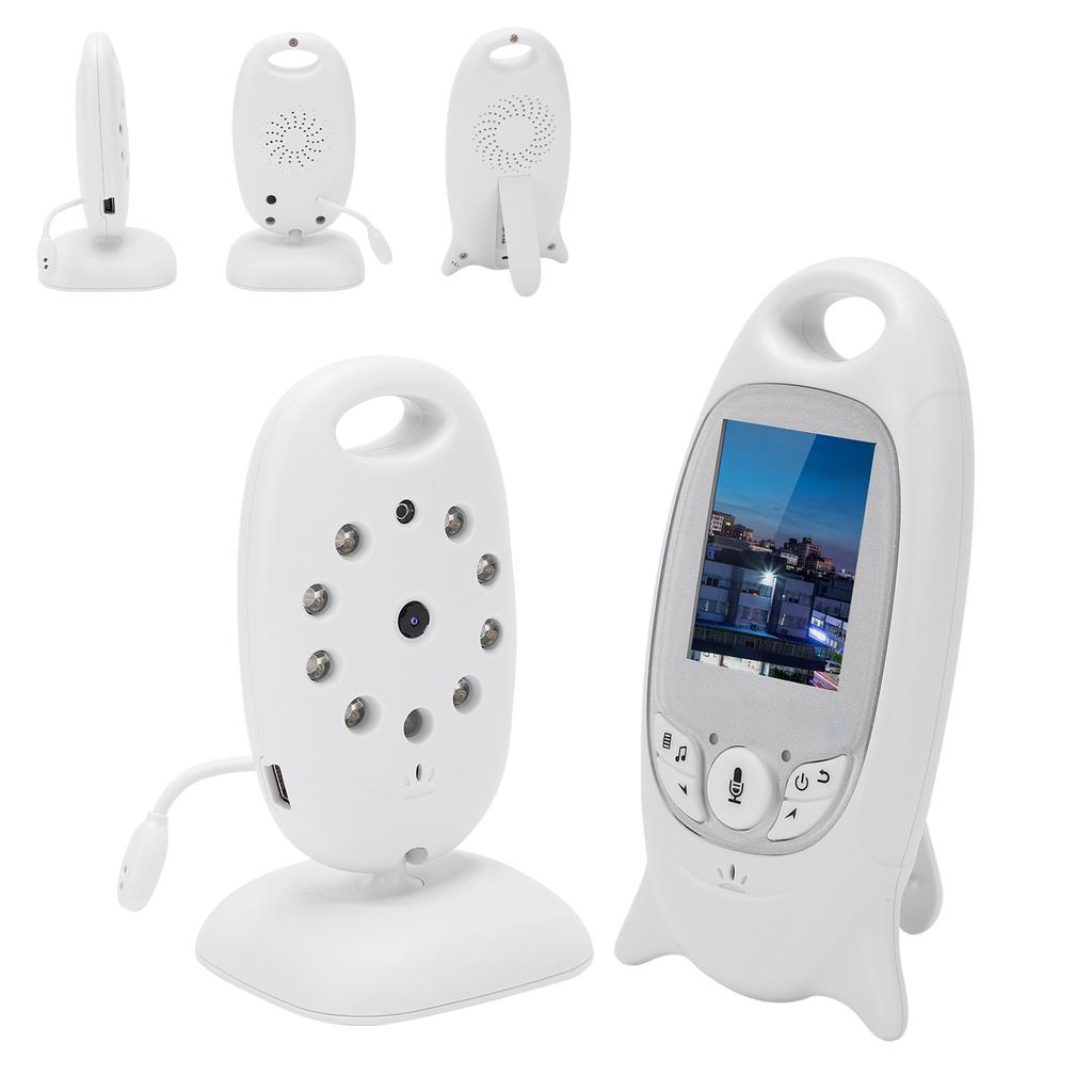 2.4in Baby Monitor Wireless Digital for Infants 2?Way Talk Infrared Night View 100?240VUK Plug