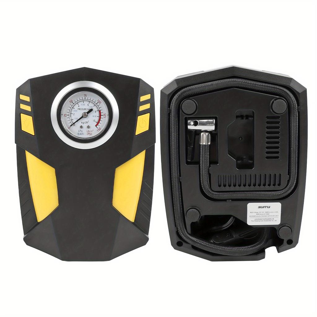 Tire Inflator Portable Air Compressor 12V Air Pump with Digital Pressure Gauge for Cars Vehicle