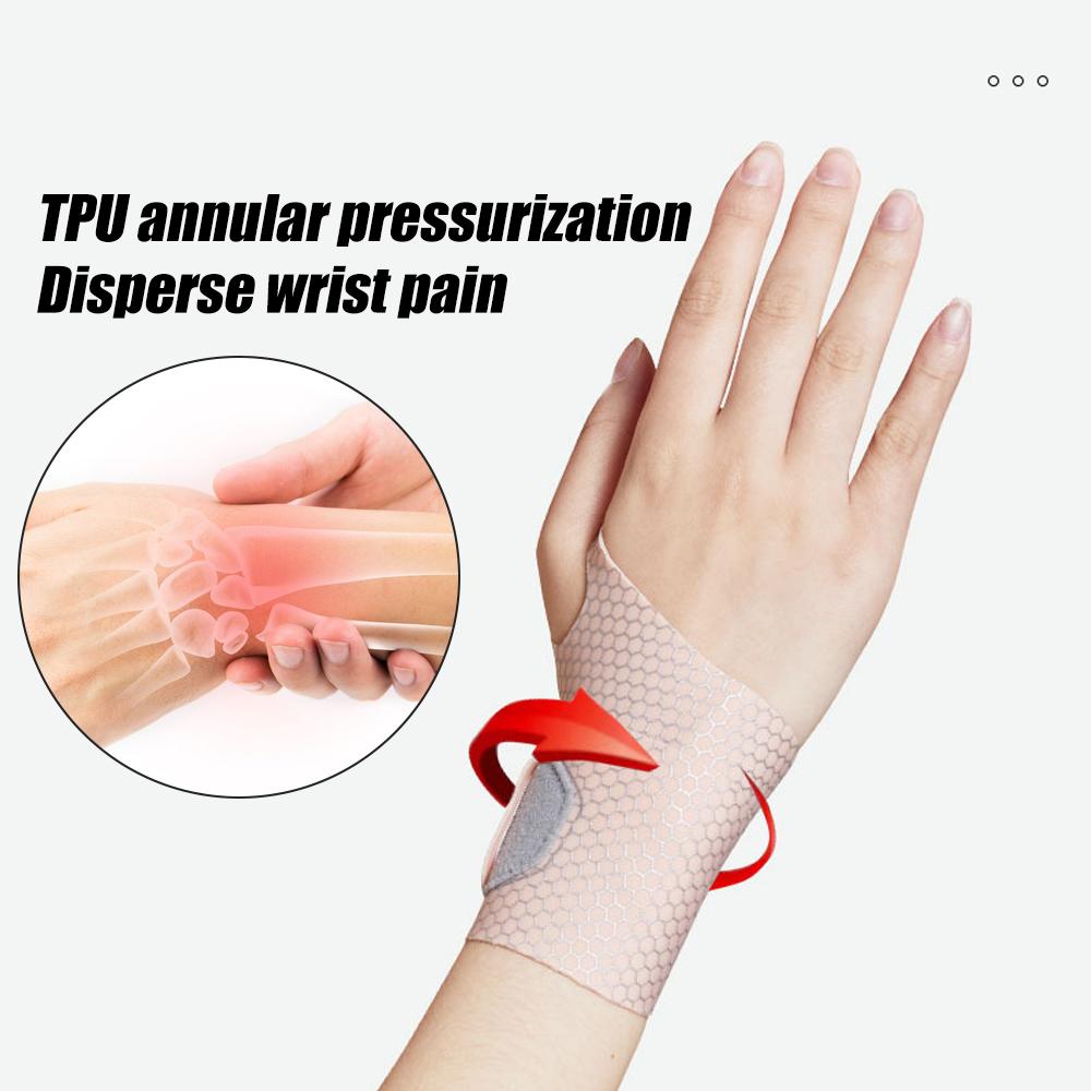 1Pc Slim Adjustable Wrist Brace Support For Carpal Tunnel Fitness Gym Sports Basketball - Tennis Wristband Protector