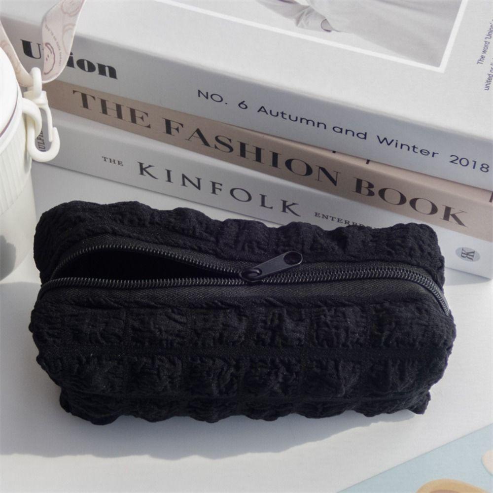 Вместительный кошелек для монет, пенал, пенал, сумка для карандашей, кавайный пенал с пуфами, косметичка