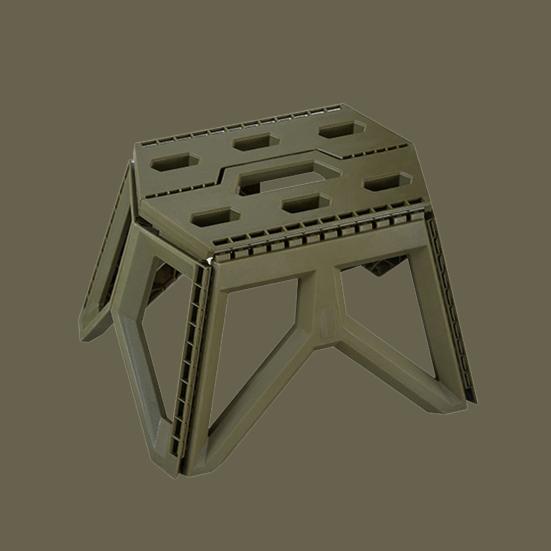 Портативный складной стул Легкий Сверхпрочный пластиковый Многофункциональный Для кемпинга, пеших походов, пляжа, пикника, рыбалки Складное кресло-сиденье