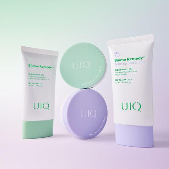 NEW UIQ Mini Tone-Up Sun Cushion Green