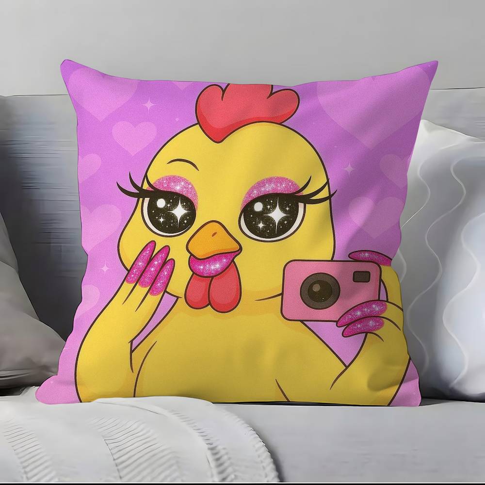 N-Nail Art Animals Pillow Case null