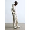 H M Loose Fit Sweatpants Beige