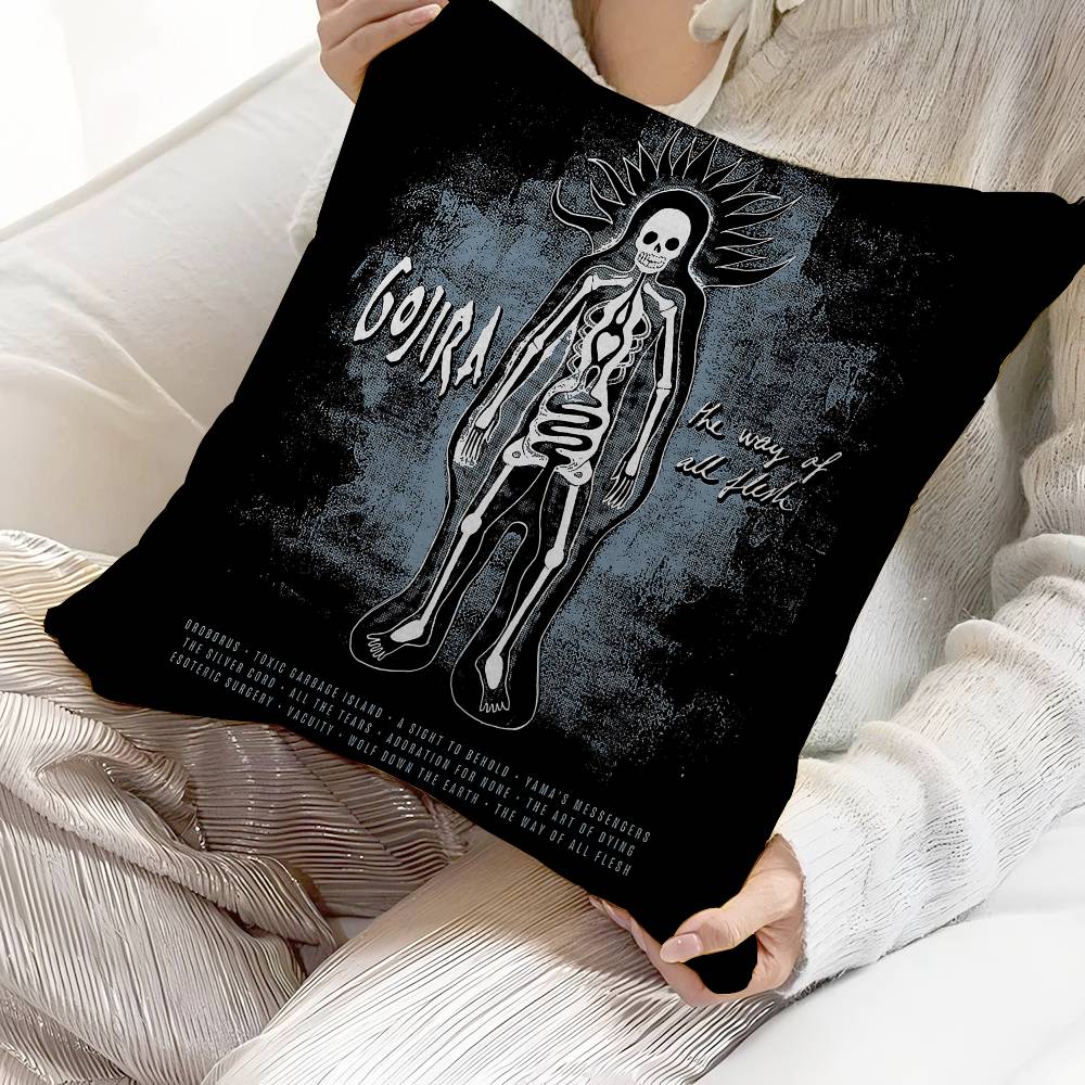 G-Gojira Подушка-бандана Подарок Украшение для дома и офиса Спальня Диван Автомобиль Наволочка Чехол 45x45
