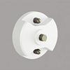 ODELIC Floodlight Flange, Rainproof, for Wall, Ceiling, and Floor Mounting, Off-White, XA453019