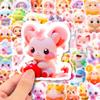 50Pcs Cute Animal Stickers Self-Adhesive Removable Waterproof Easy-Peel Laptop Scrapbook Notebook Skateboard Decals