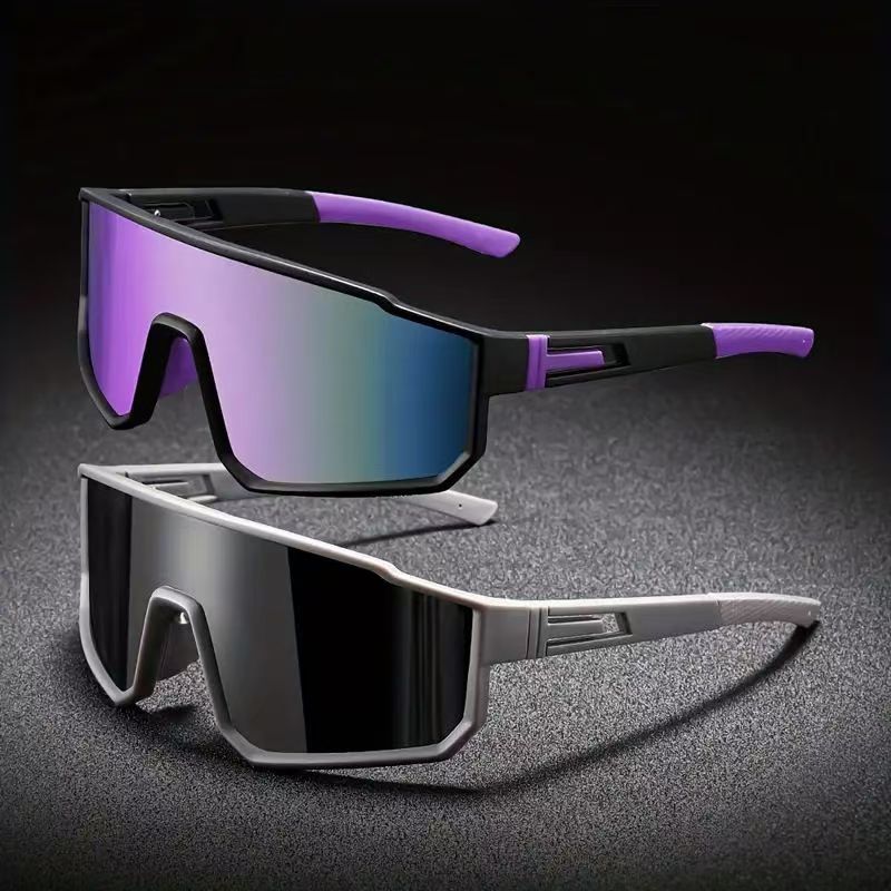 New Fashion Sports Sunglasses Unisex Uv400 Cycling Shades Fit For Running Hiking Windproof Eyeswear Outdoor Glasses