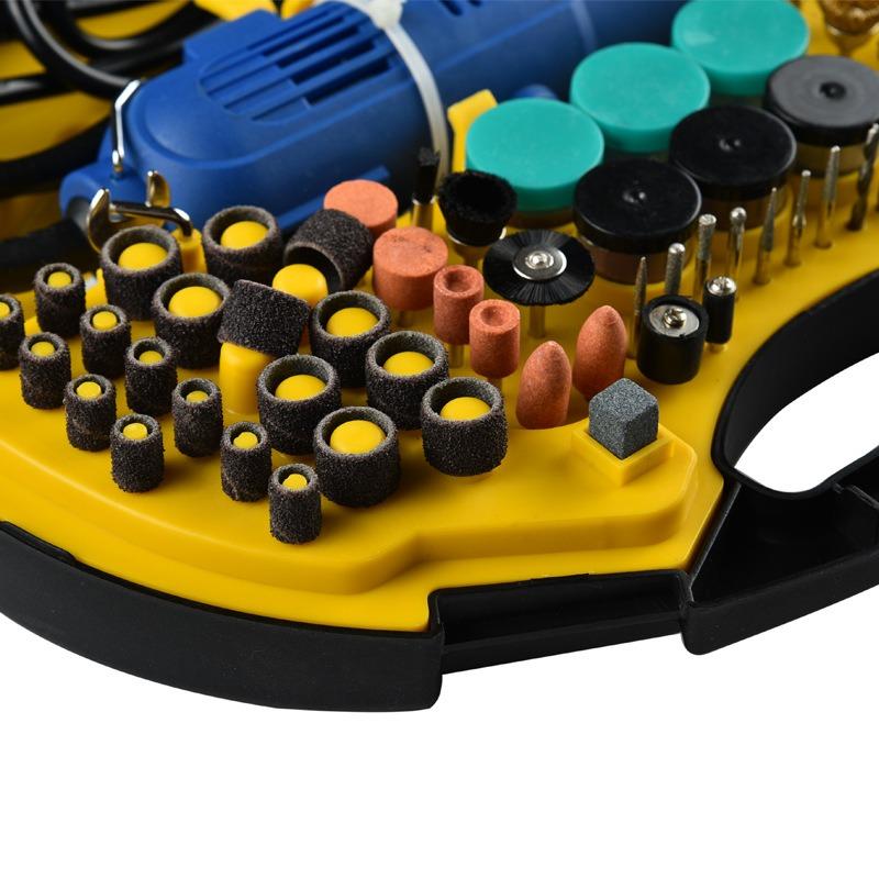 211 шт. Электрический мини-гравировальный станок, мини-ручная дрель, шлифовальный и полировальный станок