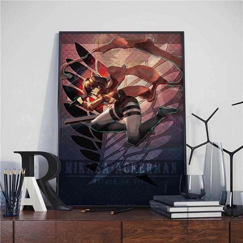 Популярная 5D Diy вышивка крестом «Атака Титанов», картина, полная дрель, набор для вышивки крестом, настенная наклейка, домашний декор