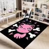 1PC Cat Skull Anti-slip carpet, suitable for Office, bedroomand playrooms. It can also be used as a sofa footrest cover-R64