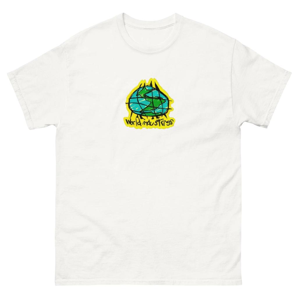 New World Industries Og 1990s Logo Tshirt Skateboarding Tee Graphic Printing Highend Luxury Unisex Style Both Of Unisex And Unisex