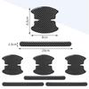 BLOOPIC Door Handle Protectors (Set of 8) Carbon Fiber Door Protector Anti-Scratch Protective Film