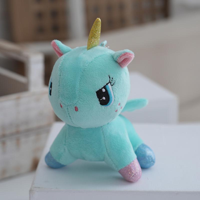 Toy Unicorn Plush Cartoon Cute Doll Keychain Backpack Pendant Child Gift Holiday