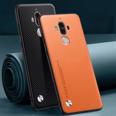 Роскошный чехол из искусственной кожи для Huawei Mate 9, задняя крышка, матовый силиконовый противоударный чехол для телефона с полной защитой для Huawei Mate9, чехол