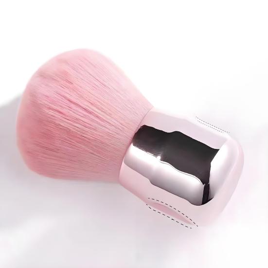 Yousheng Nail Art Dusting Brush with Handle Nail Art Dust Powder Remover Cleaner Kabuki Brush Multi-purpose Loose Power Foundations Blush Makeup Brush