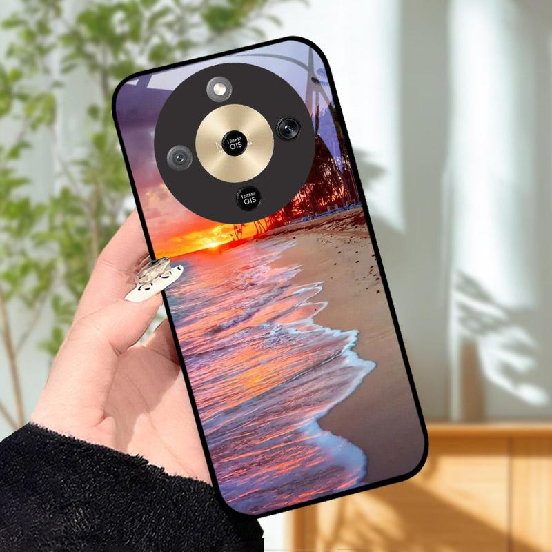 Чехол для Honor X9d MTN-NX1, стильный, с рисунком, из закаленного стекла, для Honor X9d HonorX9d 5G