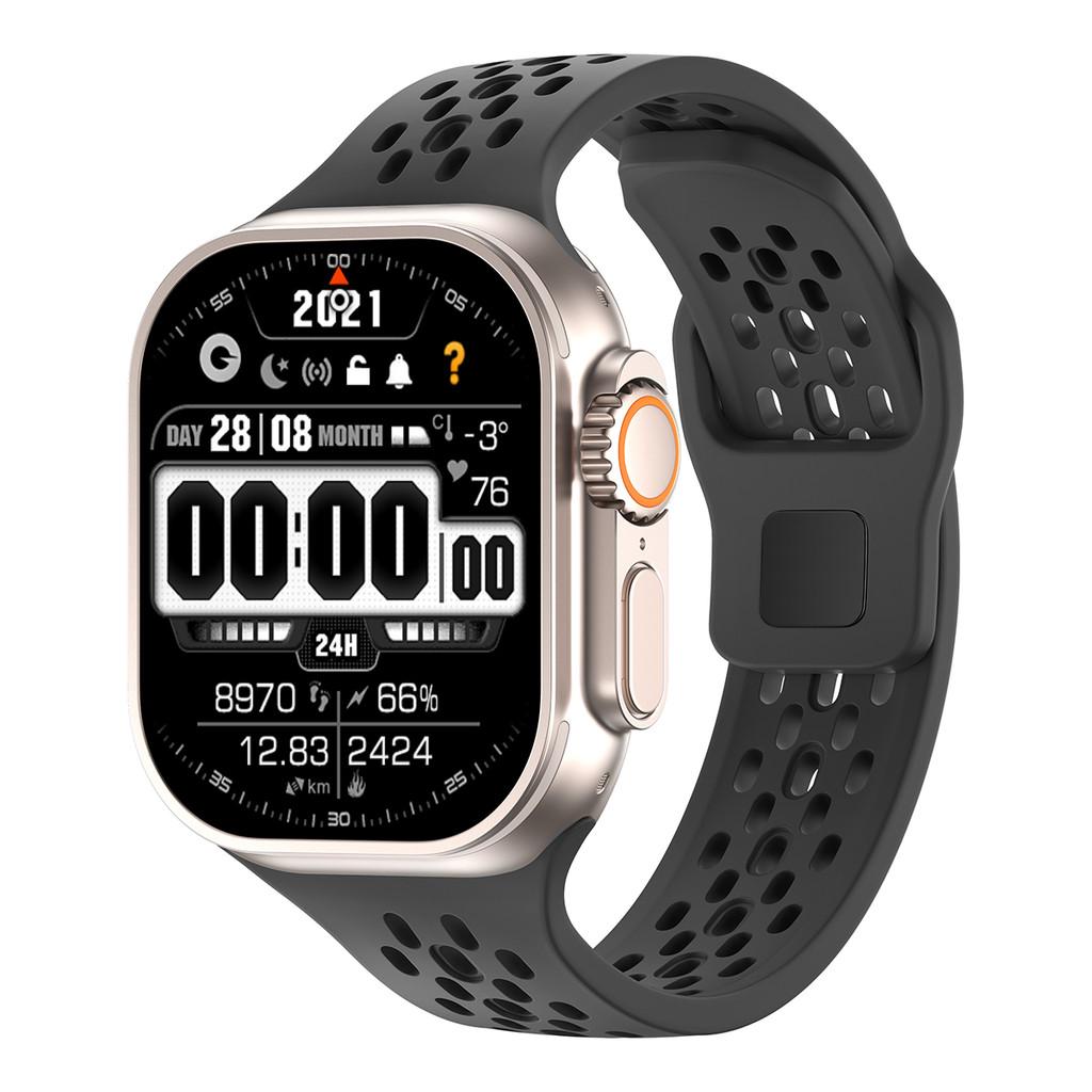 Силиконовый ремешок с теплоотводом для Apple Watch 46 мм 45 мм 41 мм 44 мм 49 мм 40 мм 42 мм Iwatch Серии 11 10 9 8 7 6 SE 3 Ultra 3
