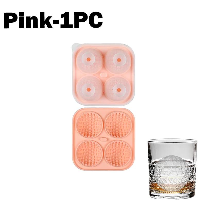 Big Golf Ice Ball Maker Large Silicone Ice Cube Tray With Lid Ice Mold For Whiskey Bourbon Cocktails Drinks Home Bar Accessories