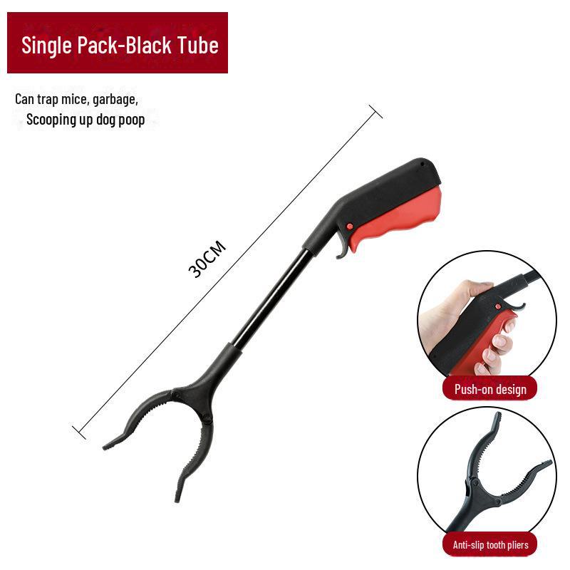 Санитарный захват с длинной ручкой: Зажим для мусора и наружный сборщик мусора