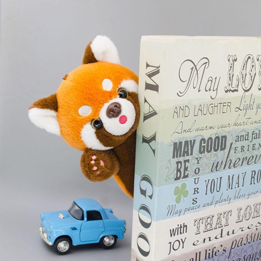Plush Stuffed Red Panda Plush Keyring Toys Red Panda Plushies Pendant Unisex