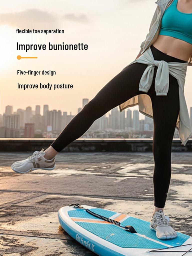 Обувь GallonShark Barefoot с пятью пальцами для йоги и пилатеса для занятий в помещении