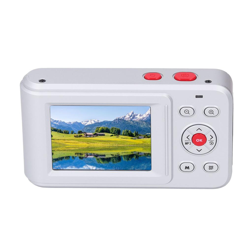 Digital Camera 72MP 2.5K 16x Zoom Auto Focus Anti Shake 2.4 Inch Screen Portable Compact Camera for