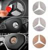 Наклейка-эмблема на руль автомобиля, Алмазные аксессуары для Mercedes Benz AMG W205 W211 W212 W213 X253 W166 W167 W117 W247 W176