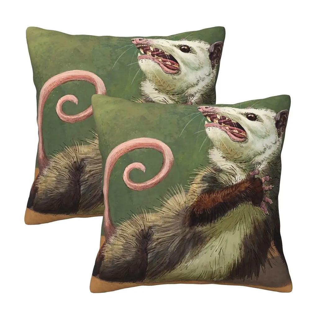 Amateur Opossum Actress 2 Pcs Square Pillowcase Pillow Cover Cushion Decor Comfort Throw Pillow For Home Sofa