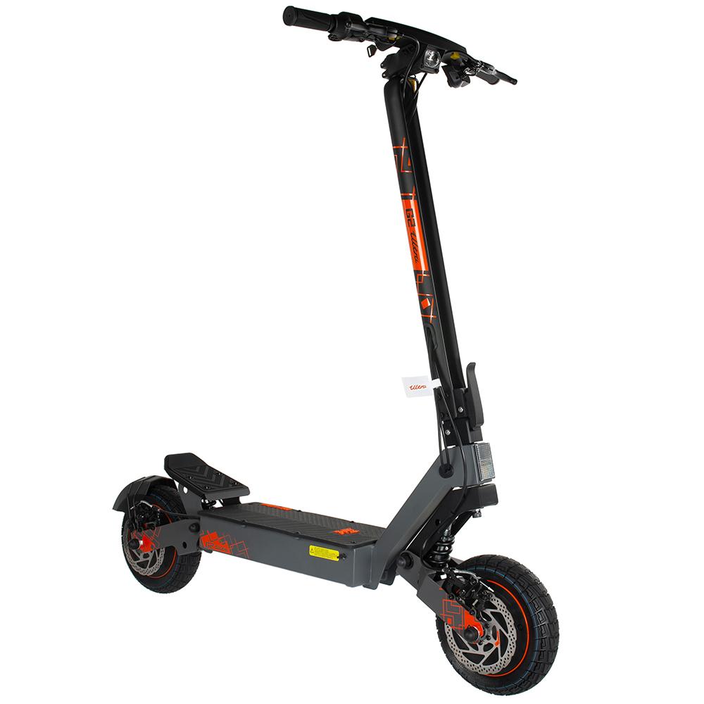 Электросамокат Kukirin G2 Ultra 10-дюймовое колесо Мотор 800 Вт x 2 Двойные дисковые тормоза 48 В 18 Ач Светодиодный дисплей Складной электросамокат Макс. нагрузка 120 кг