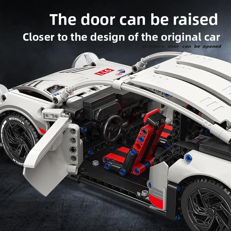 Building Block Boy Puzzle Assemble Remote Control Racing Model DIY Toy