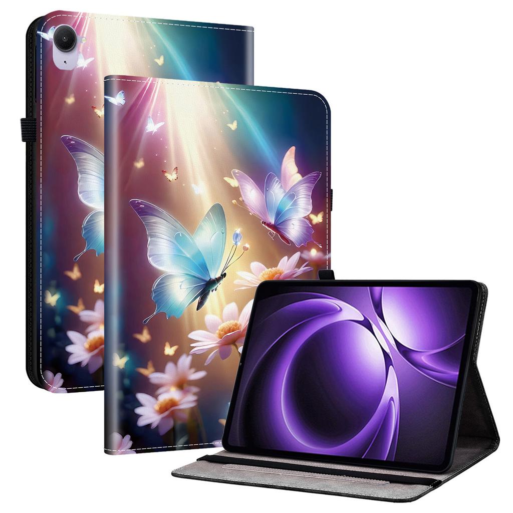 For Xiaomi Redmi K Pad Leather Case Pattern Printed Stand Tablet Cover with Card Slots