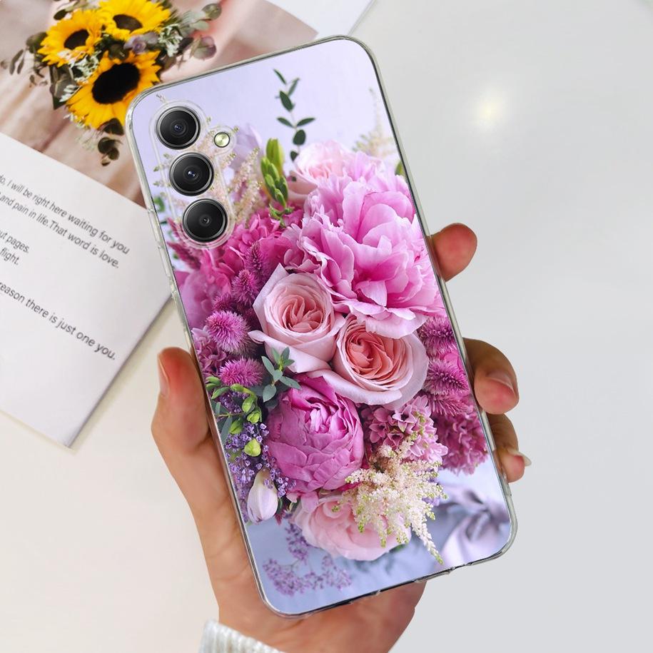 For Samsung Galaxy A25 5G Case Popular Butterfly Clear Soft Silicone Phone Cover For Samsung A25 5G A 25 GalaxyA25 Protect Coque