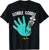 Cute Turkey Glove Nurse Thanksgiving Scrub Top RN ICU ER T-Shirt