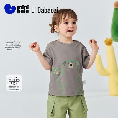 Детская быстросохнущая футболка с мультяшным принтом Minibala