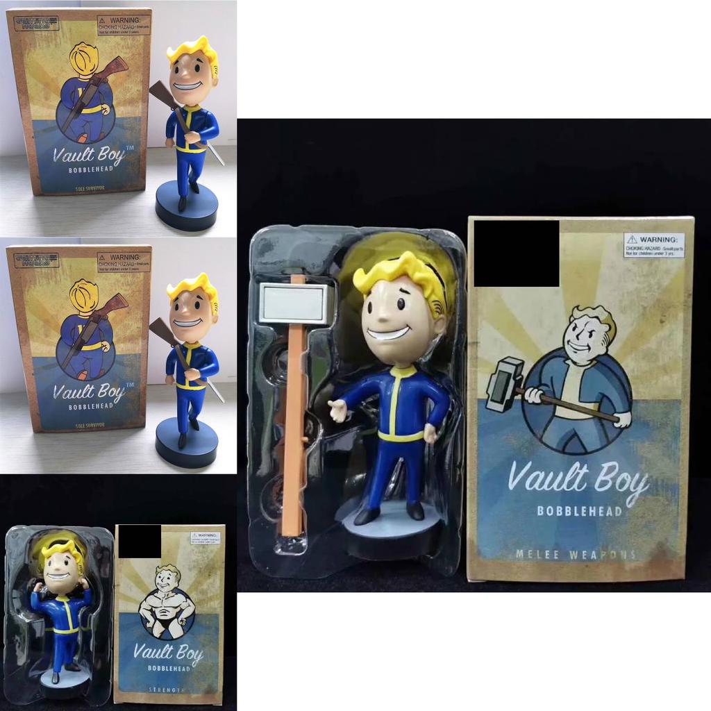 Detailed Vault Boy Fallout Mini Statue Handcrafted Display Piece