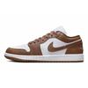 Jordan Air Jordan 1 Mocha Film Slip Resistant Abrasion Resistant Low top Vintage Basketball Shoes Unisex White Brown DC0774-202(Team864-)