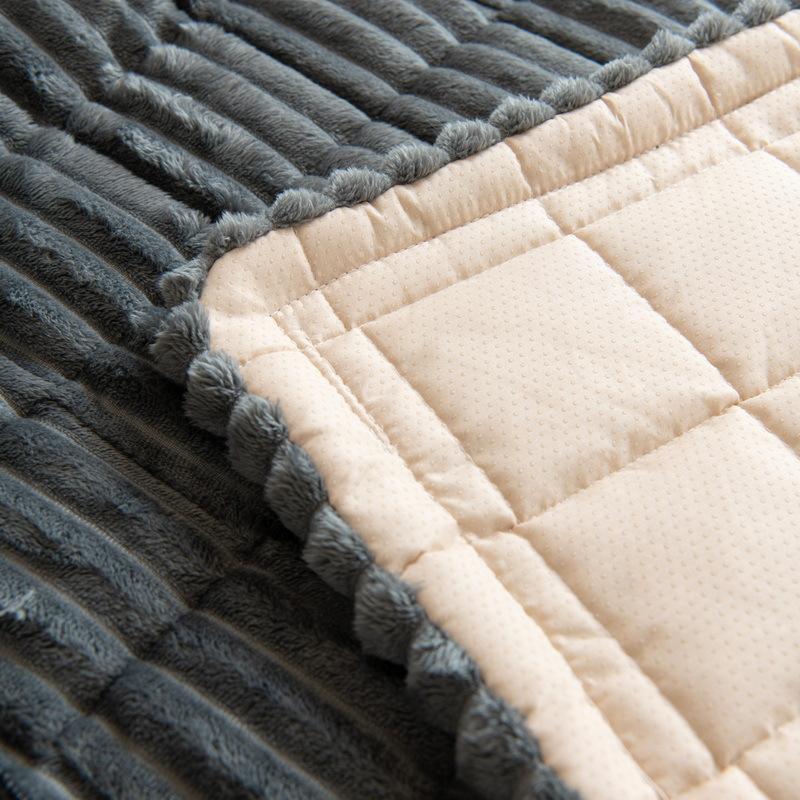 [Мягкий вельветовый шнур] Подушка для дивана Осень и зима Современный простой Нескользящий кожаный диван Утолщенный Всеобъемлющий чехол для дивана